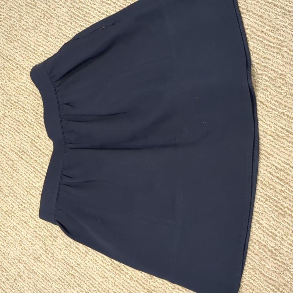 Madewell navy skirt